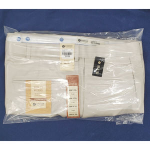 Haggar Khaki Pants Mens Big Tall Fit Classic Pleated Premium Slacks Size 58W 32L